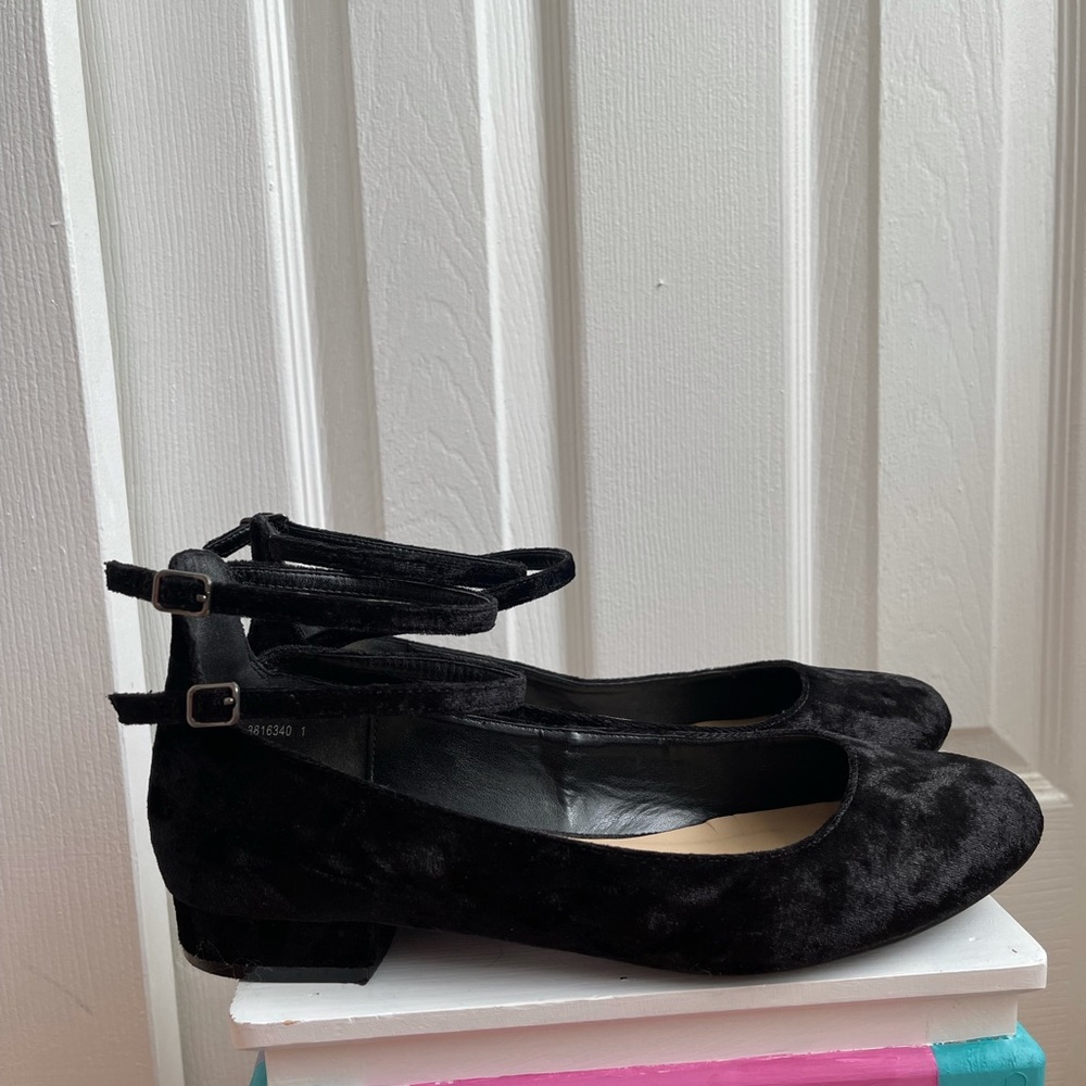 New Look Wide Fit Black Flat